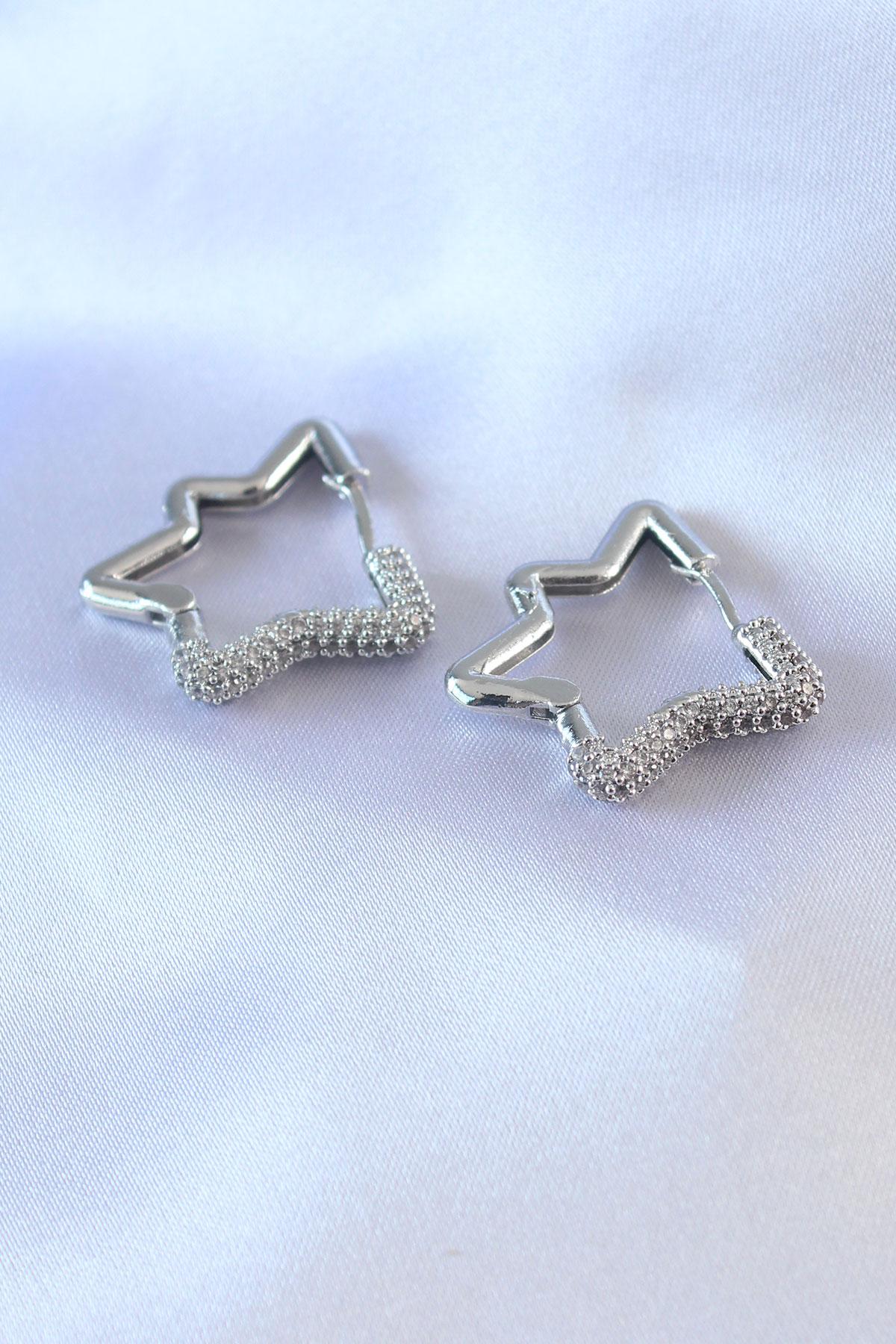 Turkuaz Deniz Yıldızı Objeli Deniz Kabuğu Halhal