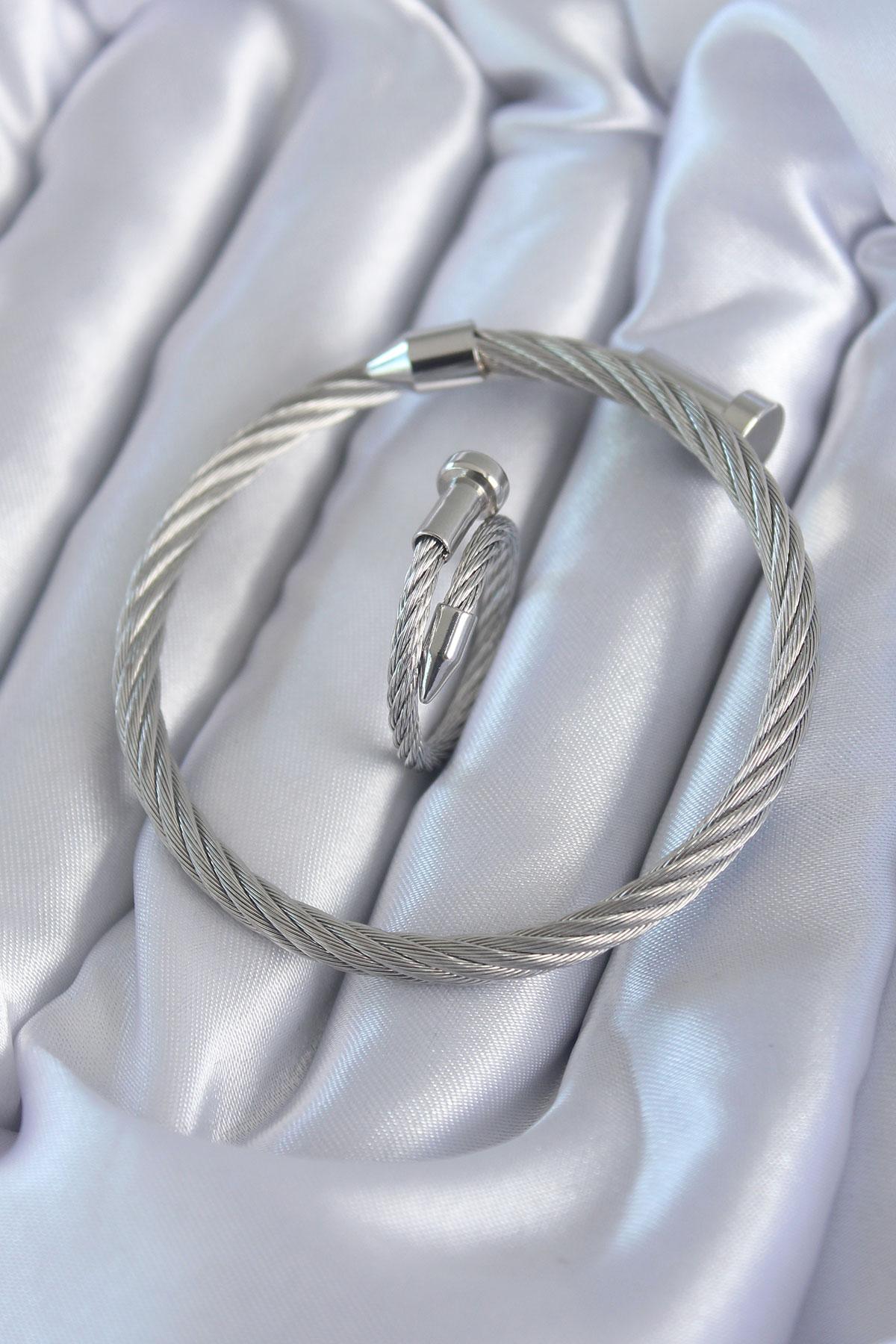 Turkuaz Deniz Yıldızı Objeli Deniz Kabuğu Halhal