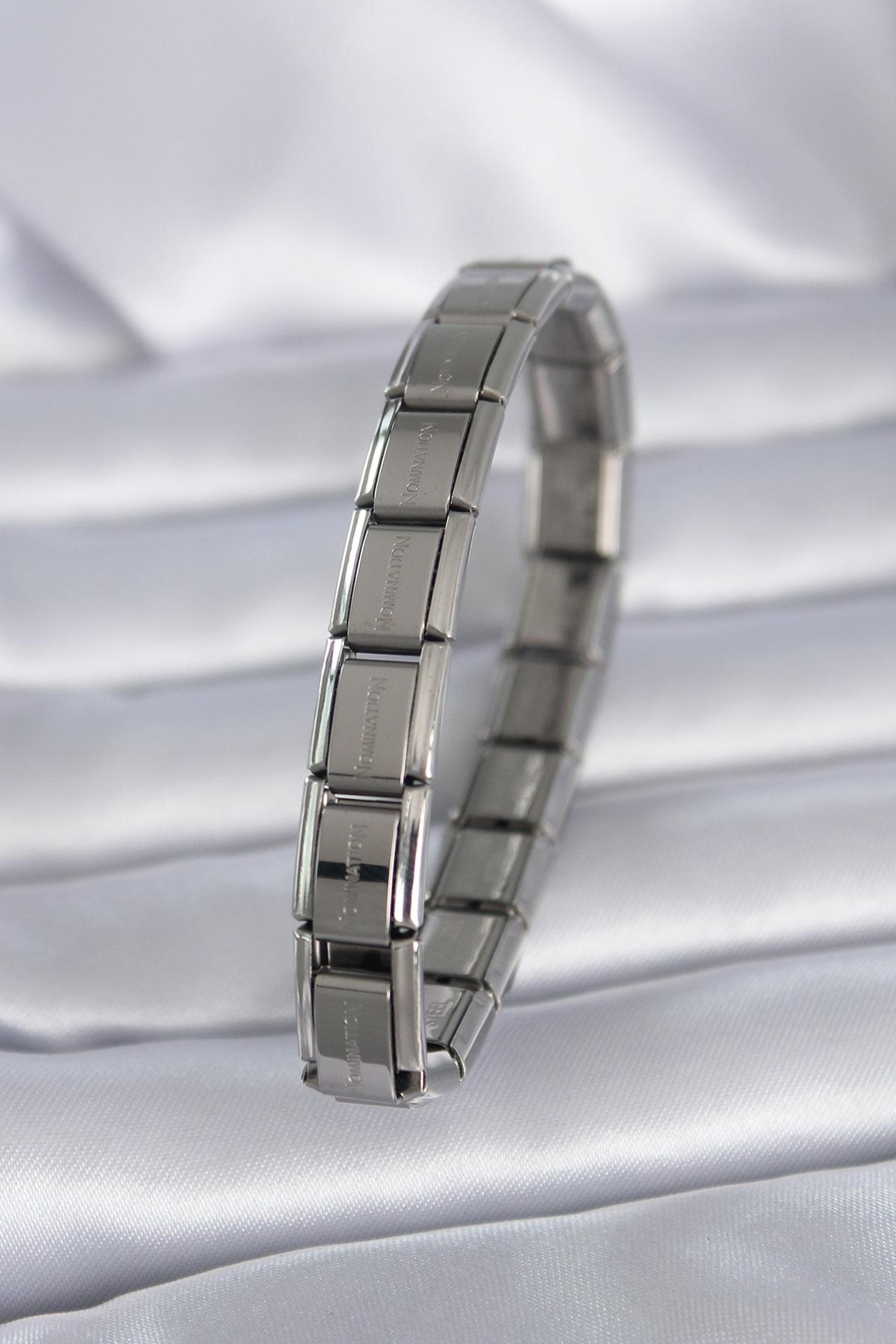 Turkuaz Deniz Yıldızı Objeli Deniz Kabuğu Halhal