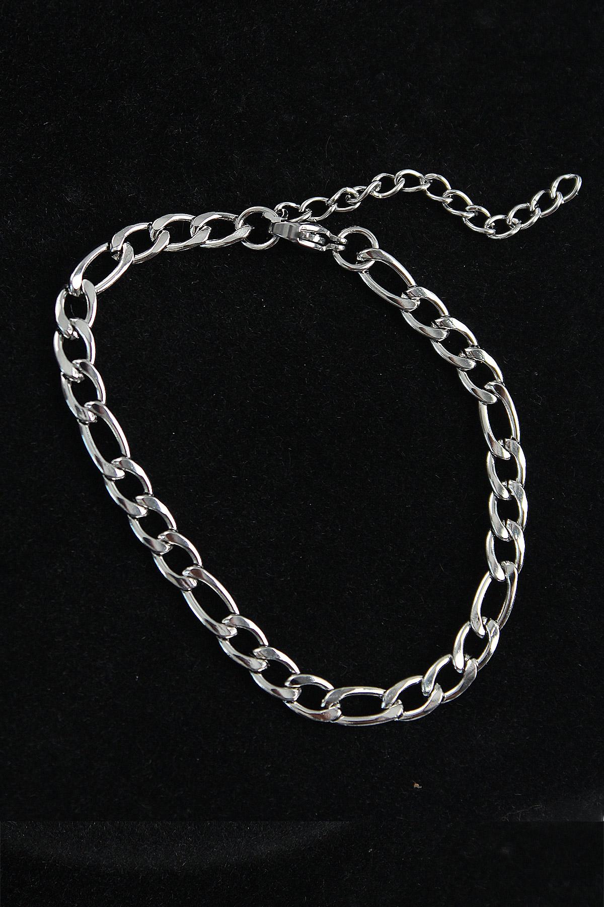 316L Çelik Klasik Model Gümüş Renk Erkek Bileklik