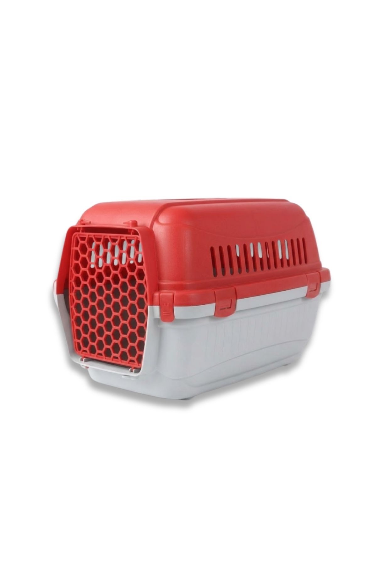 Modern Tasarım Kedi ve Köpek Taşıma Kutusu Küçük Boy - Kırmızı