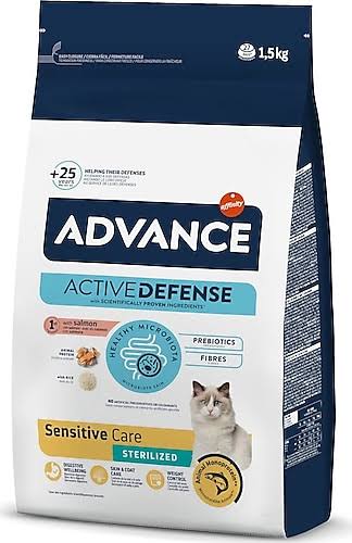 Kısır Somonlu Kedi Maması 1.5 Kg ( Actıve Defence Advance )