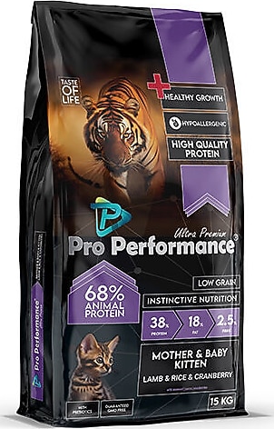 Mother baby kitten lamb,rice,crab 15 kg pro perf