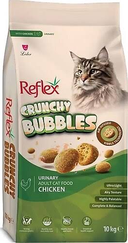Reflex Crunchy Bubbles Urınary Tavuklu Yetişkin Kedi Maması 10 Kg